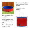 Pet Adobe Pet Adobe Collapsible Dog Pool and Bath with Drain 490389UBQ